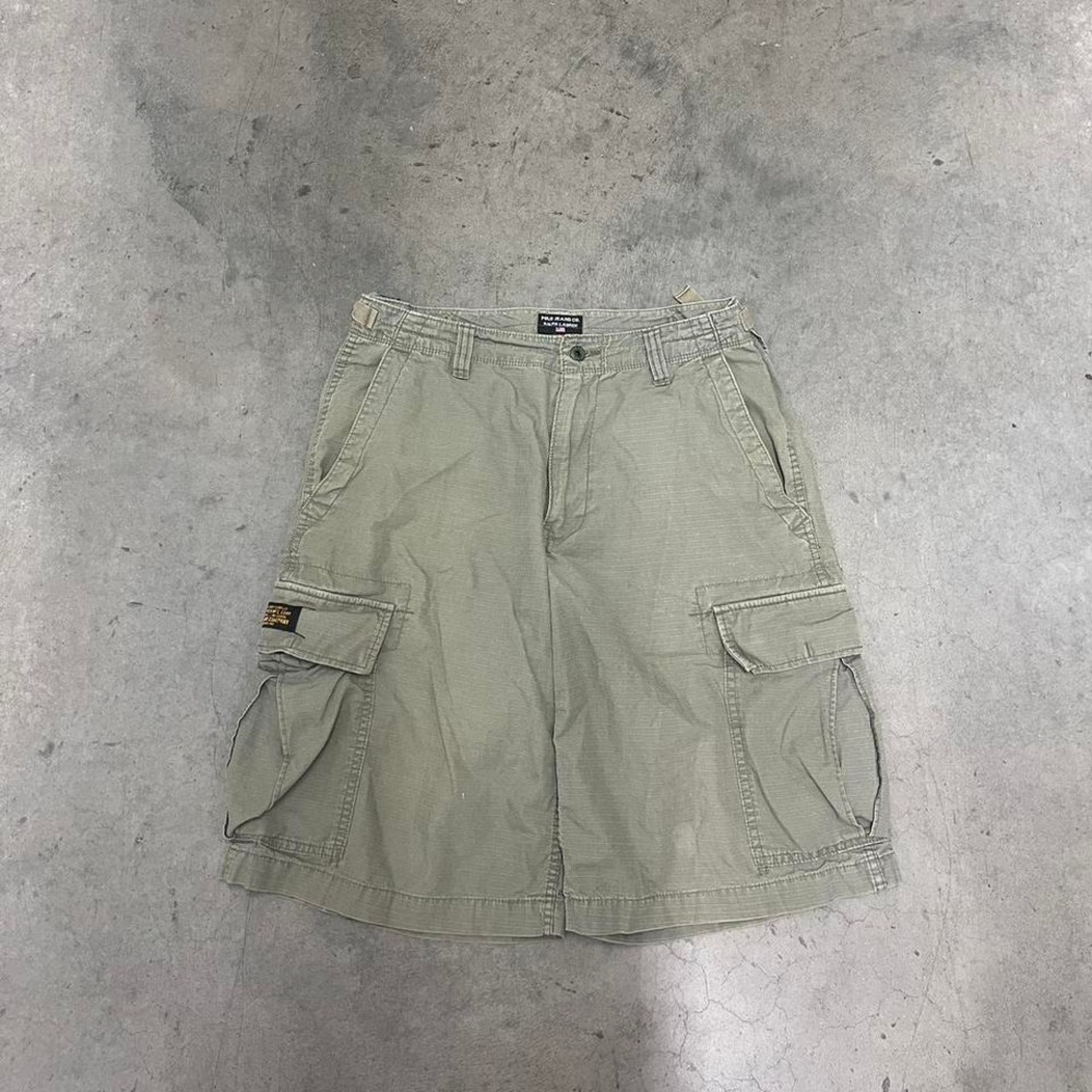 Vintage Y2K polo Ralph‎ Lauren military utility cargo skater shorts